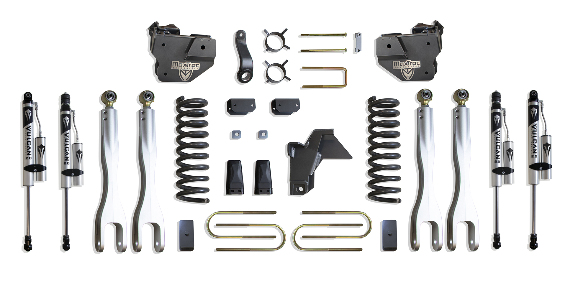 2019-2026 RAM 3500 4WD DIESEL 6" LIFT KIT W/ 4-LINKS (VULCAN RESERVOIR SHOCKS)