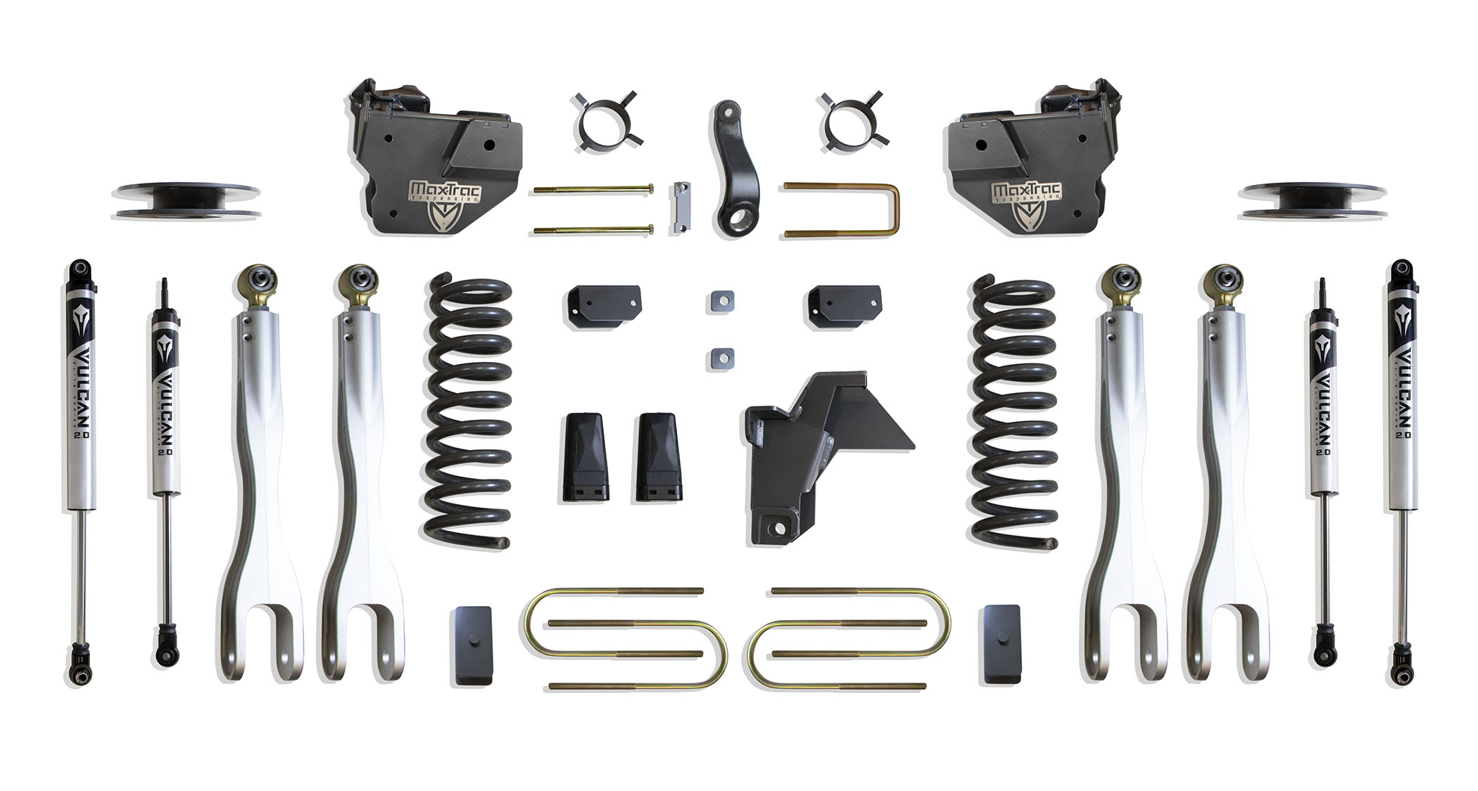 2019-2026 RAM 3500 4WD DIESEL 4" LIFT KIT W/ 4-LINKS (VULCAN SHOCKS) (FACTORY REAR AIR RIDE)