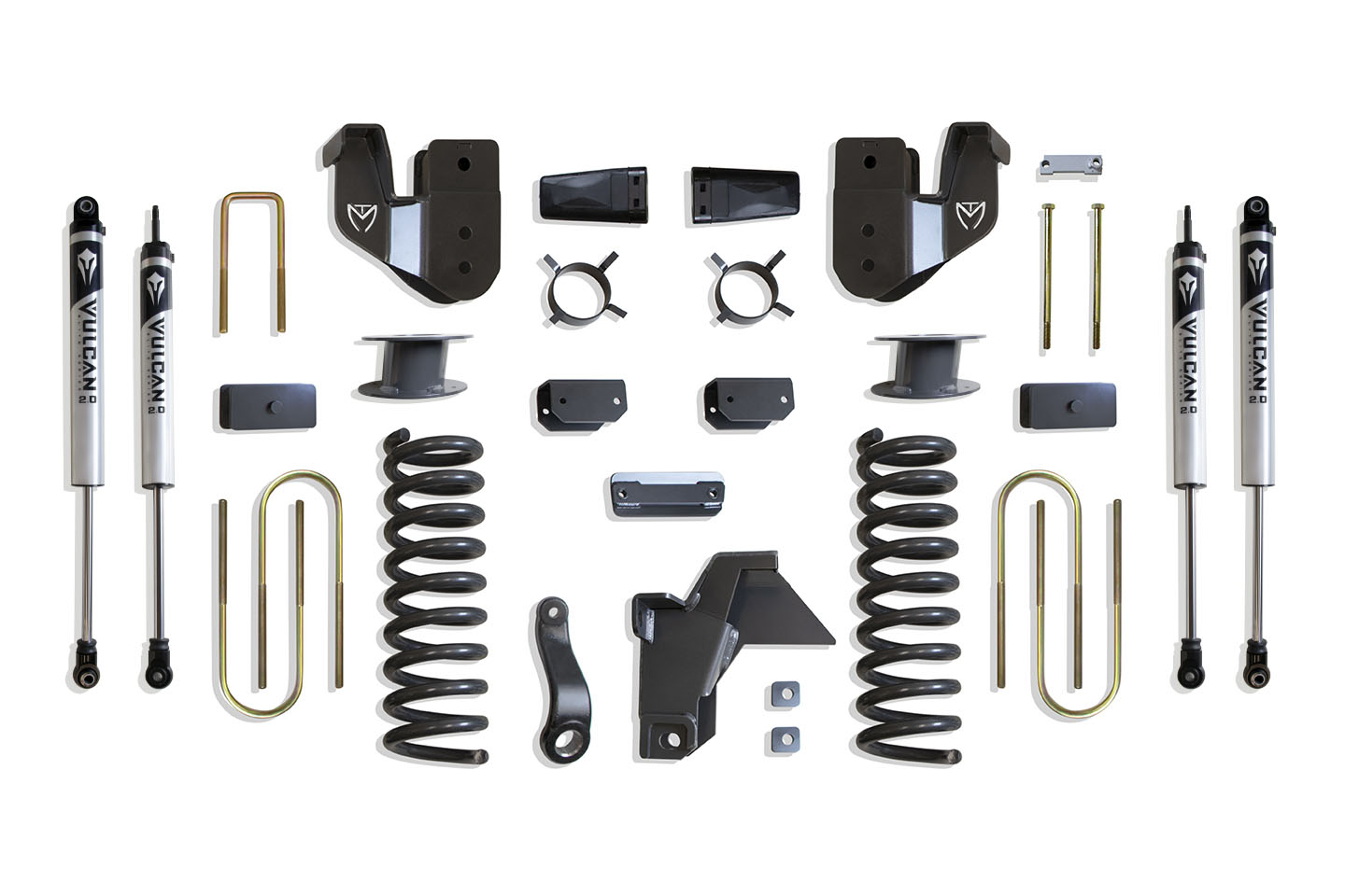 2019-2026 RAM 3500 4WD DIESEL 6" LIFT KIT (VULCAN SHOCKS) (FACTORY REAR AIR RIDE)