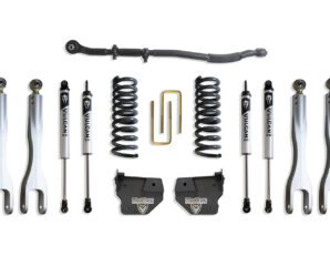 2013-2026 RAM 3500 4WD DIESEL 2.5" LIFT KIT W/ 4-LINKS (VULCAN SHOCKS)