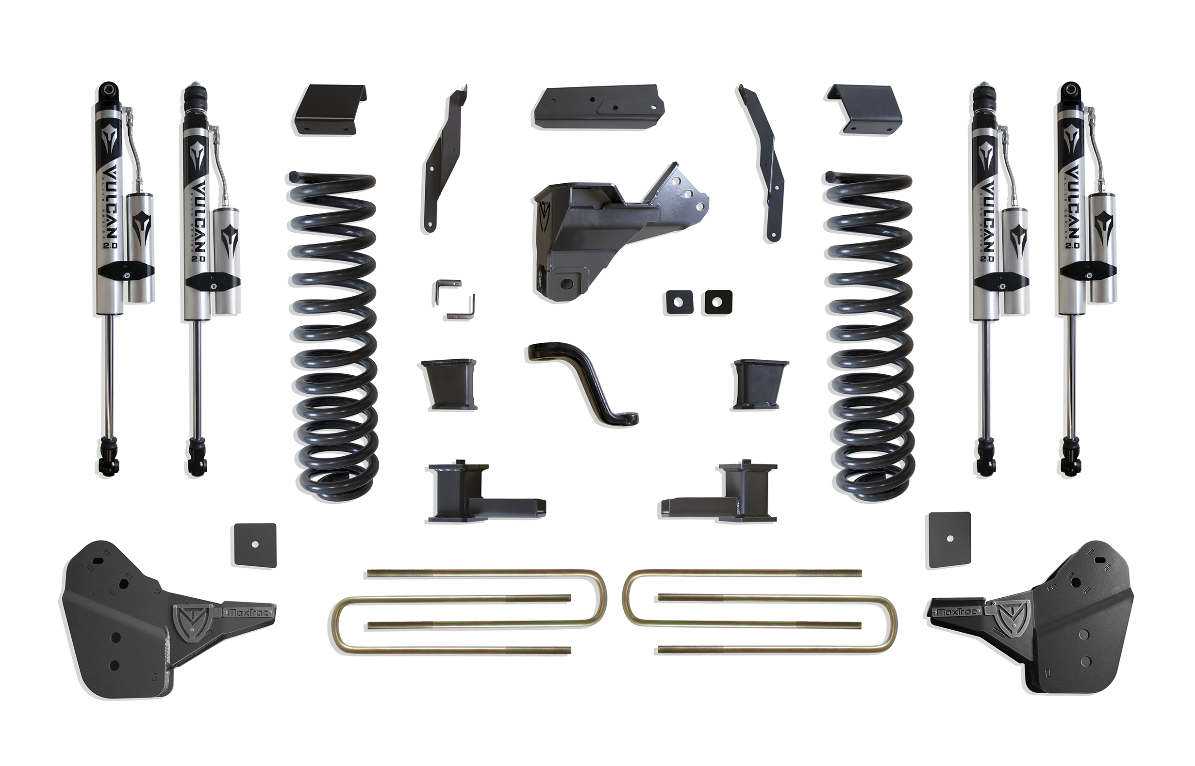 2023-2026 F-250/F-350 4WD DIESEL 4" LIFT KIT (VULCAN RESERVOIR SHOCKS)