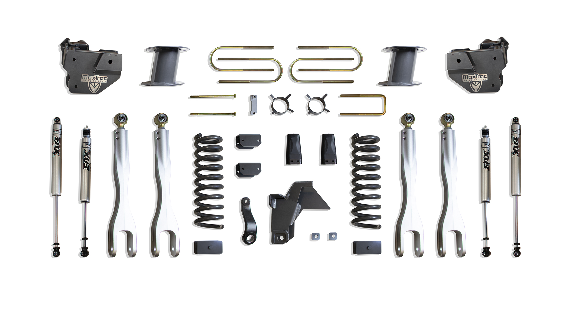 2019-2026 RAM 3500 4WD DIESEL 8" LIFT KIT W/ 4-LINKS (FOX SHOCKS) (FACTORY REAR AIR RIDE)