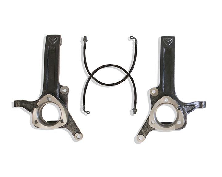 2003-2008 RAM 2500/3500/DUALLY & 1500 MEGA CAB 2WD 3.5" LIFT SPINDLES W/ BRAKE LINES