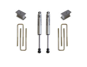 2007-2016 SILVERADO/SIERRA 1500 2WD 2" REAR LIFT BOX KIT W/ FOX SHOCKS