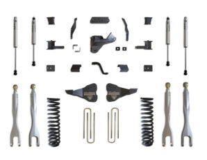2017-2022 F-250/F-350 4WD DIESEL 4" LIFT KIT W/ 4-LINKS (FOX SHOCKS)