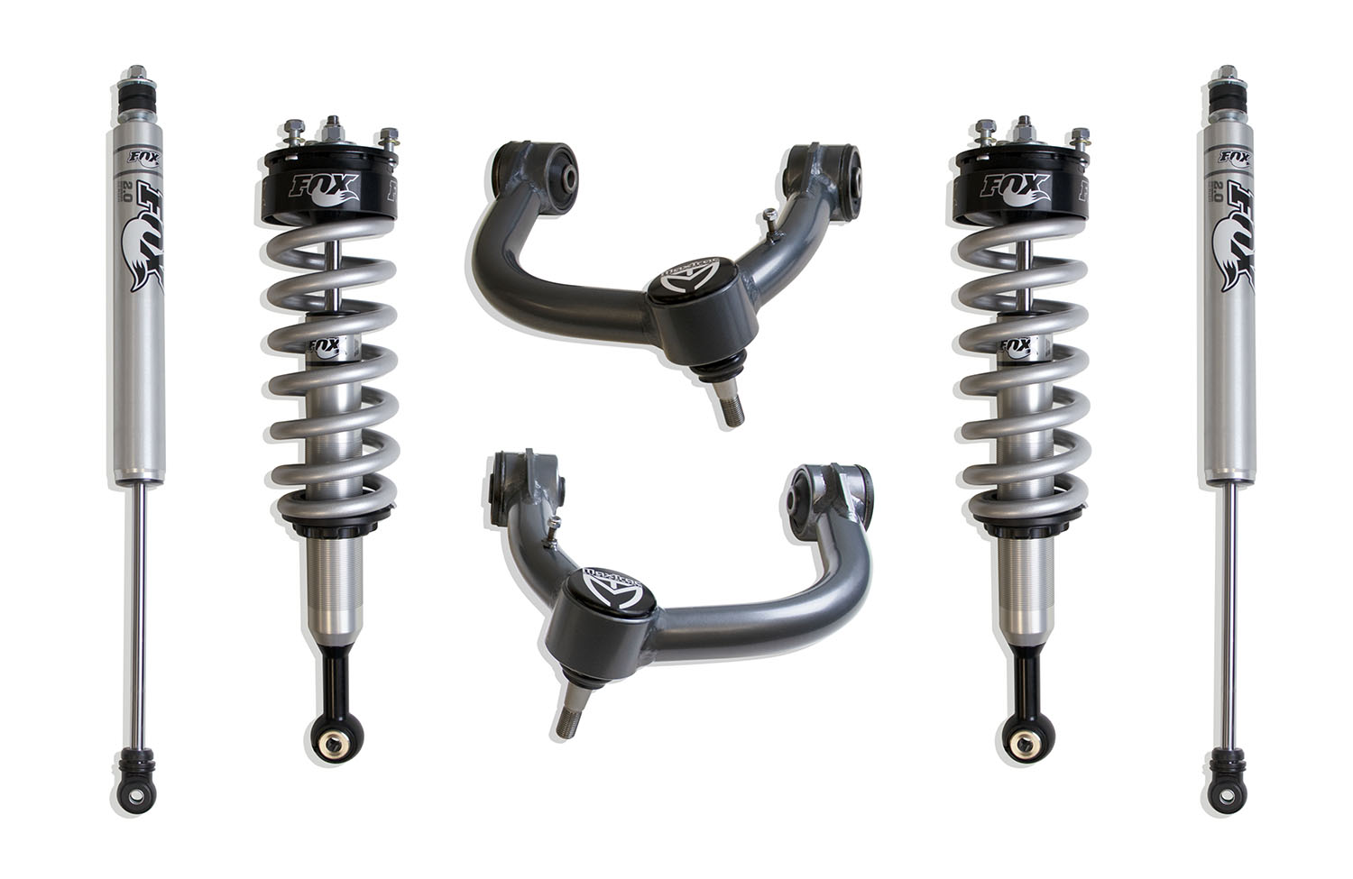 2005-2023 TACOMA (6-LUG) 2WD/4WD 2.5" FOX COILOVER LEVELING KIT