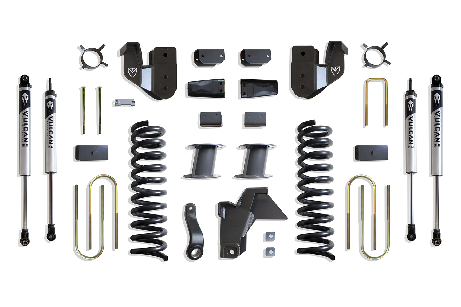 2019-2026 RAM 3500 4WD DIESEL 8" LIFT KIT (VULCAN SHOCKS) (FACTORY REAR AIR RIDE)
