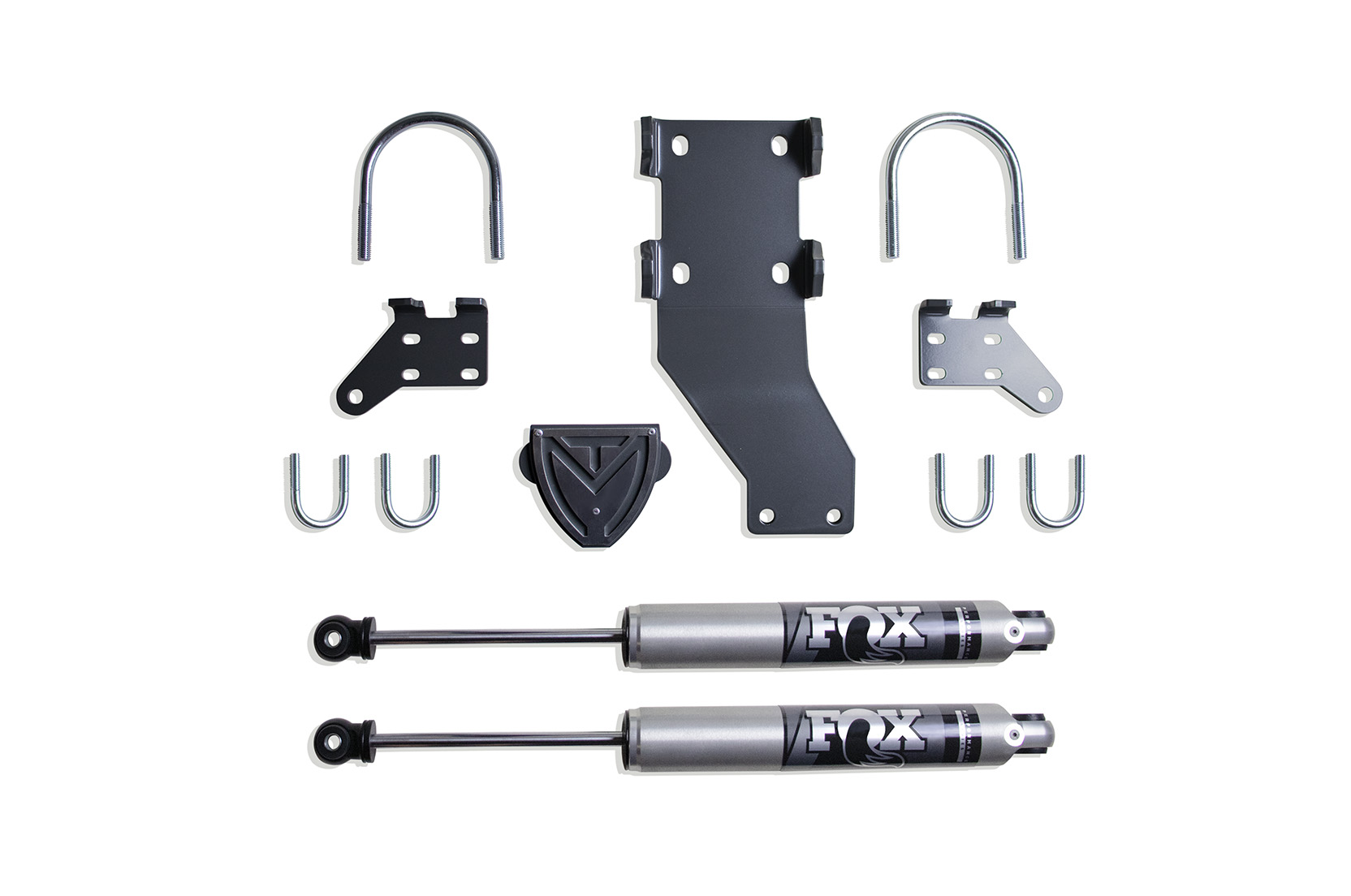 2017-2026 F-250/F-350 4WD DUAL STEERING STABILIZER KIT W/ FOX STABILIZERS