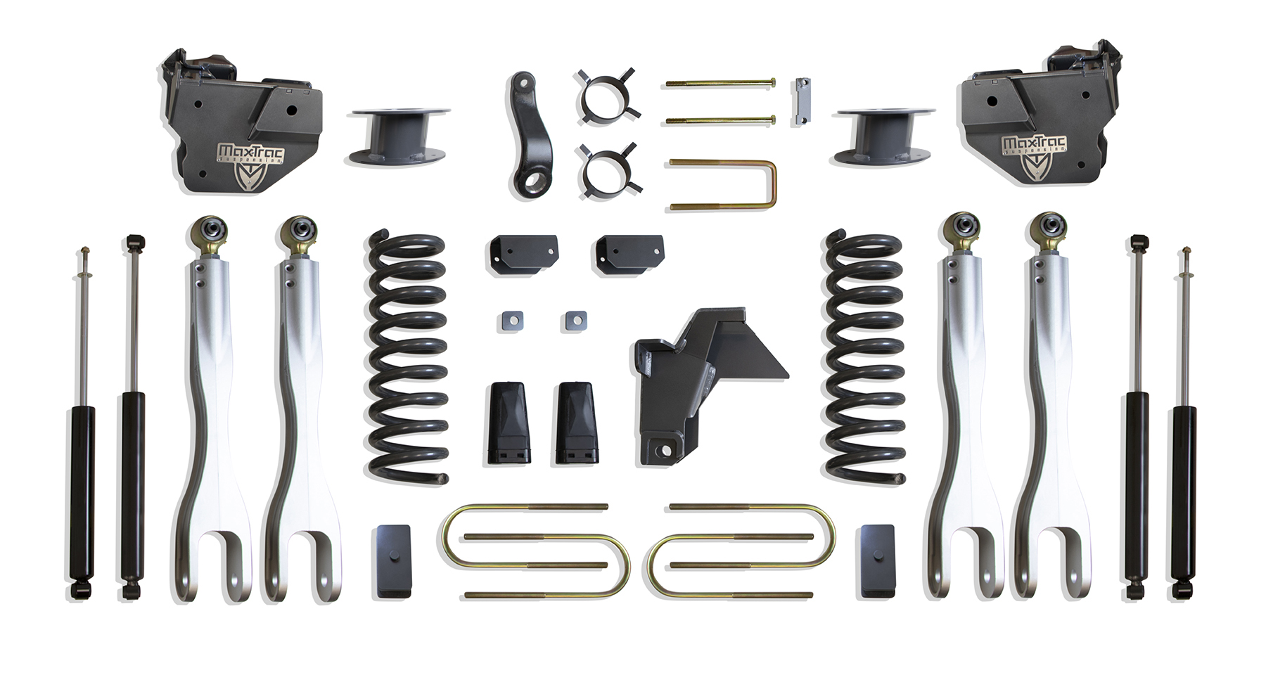 2019-2026 RAM 3500 4WD DIESEL 6" LIFT KIT W/ 4-LINKS (MAX TRAC SHOCKS) (FACTORY REAR AIR RIDE)
