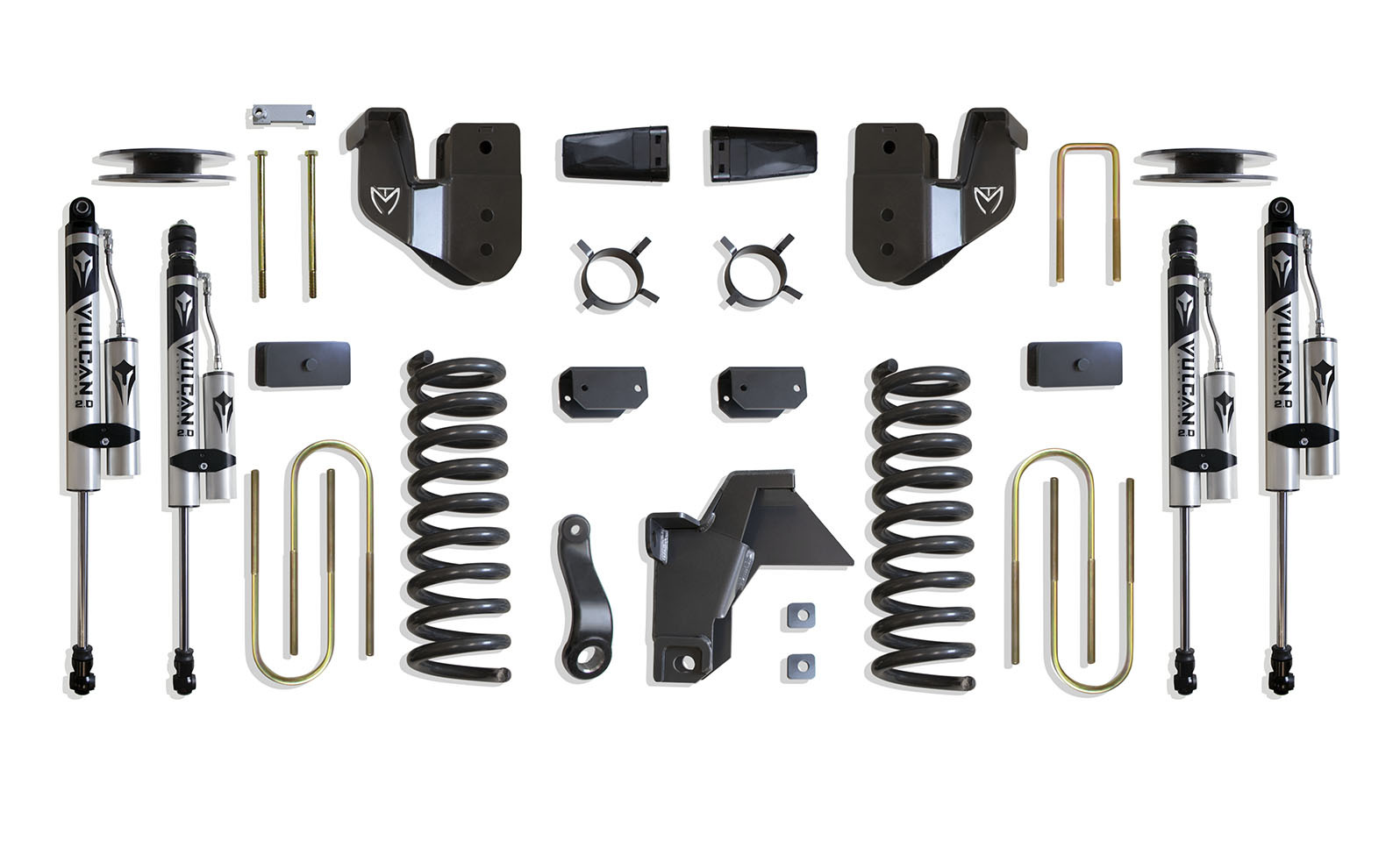 2019-2026 RAM 3500 4WD DIESEL 4" LIFT KIT (VULCAN RESERVOIR SHOCKS) (FACTORY REAR AIR RIDE)