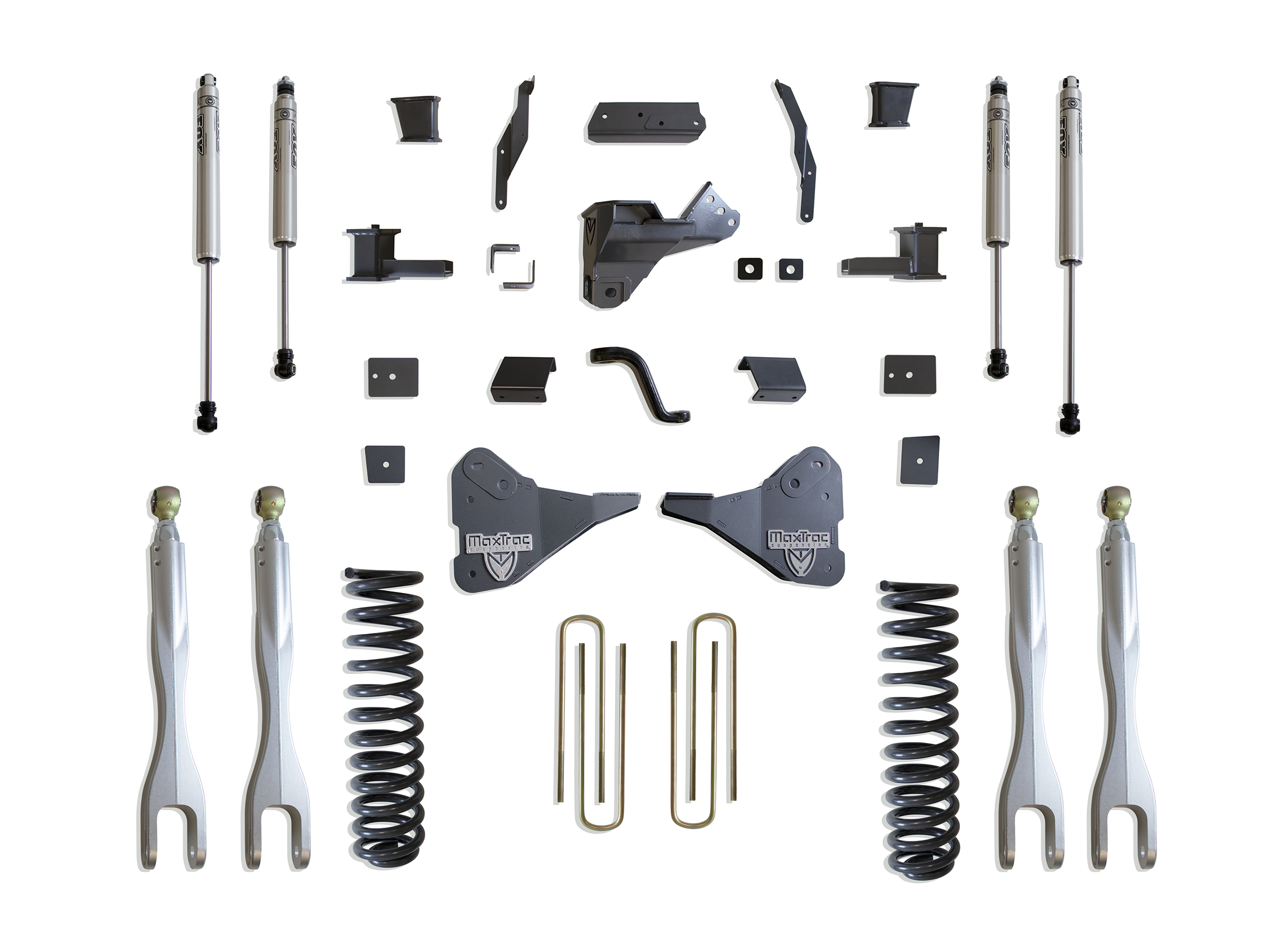 2023-2026 F-250/F-350 4WD DIESEL 4" LIFT KIT W/ 4-LINKS (FOX SHOCKS)