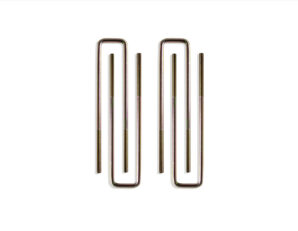 2007-2024 SILVERADO/SIERRA 1500 2WD/4WD SQUARE U-BOLTS (15.5" X 2.625" X 9/16") (6"-7" BLOCKS)