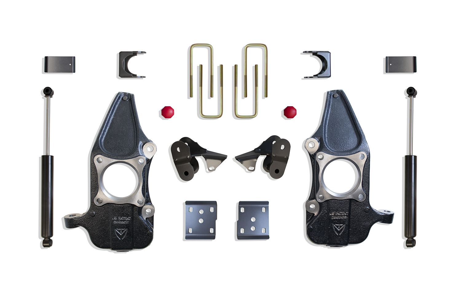 2015-2020 F-150 2WD 2"/4" LOWERING KIT (SPINDLES) (REQUIRES 22" RIMS OR LARGER)
