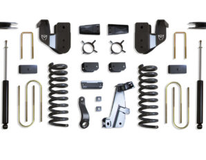 2013-2018 RAM 3500 4WD DIESEL 4" LIFT KIT (MAX TRAC SHOCKS) (FACTORY REAR AIR RIDE)