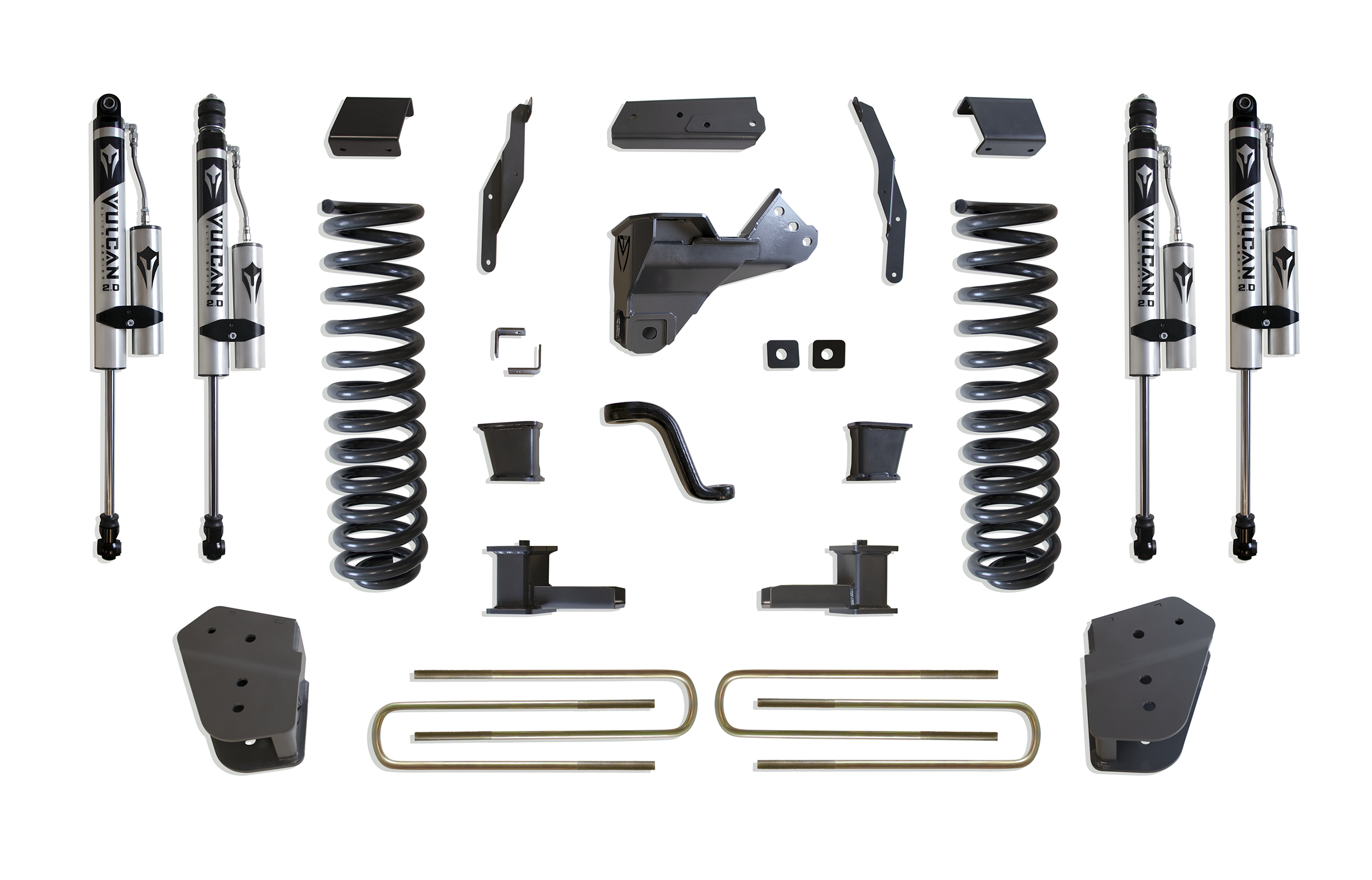 2017-2022 F-250/F-350 4WD DIESEL 4" LIFT KIT (VULCAN RESERVOIR SHOCKS)