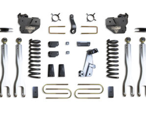 2013-2018 RAM 3500 4WD DIESEL 4" LIFT KIT W/ 4-LINKS (VULCAN SHOCKS) (FACTORY REAR AIR RIDE)