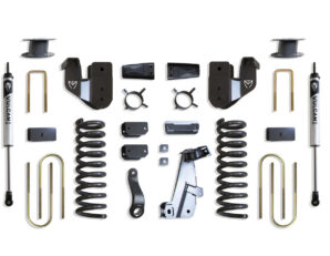 2013-2018 RAM 3500 4WD DIESEL 6" LIFT KIT (VULCAN SHOCKS) (FACTORY REAR AIR RIDE)